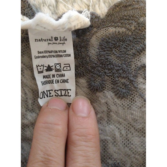NATURAL LIFE Sheer Brown Cardigan - Picture 12 of 12
